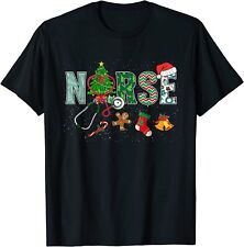 NOVO LIMITADO Enfermeira RN Estetoscópio Árvore de Natal Enfeites Decoração Camiseta comprar usado  Enviando para Brazil