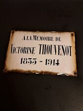 Ancienne plaque émaillée d'occasion  Chaumont