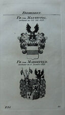 1832 wappen manteuffel gebraucht kaufen  München