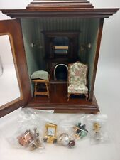 Sid Cooke Small Dolls House Display Box With Furniture  for sale  Shipping to South Africa