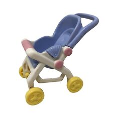 Carrinho de bebê azul Fisher Price Loving Family vintage, usado comprar usado  Enviando para Brazil