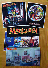 MARILLION, Set of 5 Promo Stickers, LP Covers, Logo, Glossy Vinyl comprar usado  Enviando para Brazil