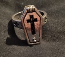 Coffin ring silver for sale  BIRMINGHAM