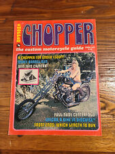 Revista Chopper Primavera 1975 Guia Personalizado de Motocicleta com Dobra Central Colorida e Fotos, usado comprar usado  Enviando para Brazil