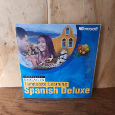 Microsoft Encarta Language Learning Spanish Deluxe 4 Disc Set CD/CD-ROM Set for sale  Shipping to South Africa