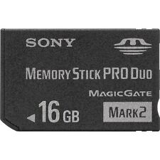 Usado, Cartão de memória Sony 16GB PRO Duo MS Mark2 para H10 H3 T100 T200 W190 W200 W80 comprar usado  Enviando para Brazil