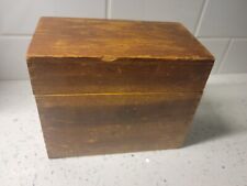 Caixa de madeira de encaixe antiga nº 84-C arquivo de cartão comprar usado  Enviando para Brazil