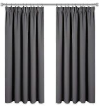 Pony Dance Blackout Curtains Pencil Pleat Noise Block Any Room - Grey 46” x 72” for sale  Shipping to South Africa