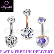 Double crystal navel for sale  UK