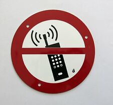 NO PHONE, pas de téléphone, interdiction de téléphoner, pas émaillé, ronde . d'occasion  Blois