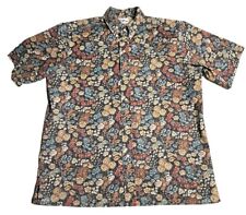 Camisa havaiana Reyn Spooner estampa reversa masculina grande mini floral botão para baixo comprar usado  Enviando para Brazil