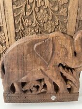 Wooden carved elephant for sale  NEWPORT