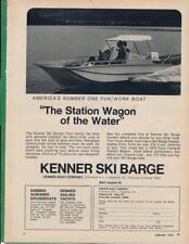 Magazine Ad - 1970 - Kenner Ski Barge - Kenner Boat Co., Knoxville, AR for sale  Shipping to South Africa