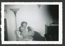Affectionate Happy Couple Hug Kiss On Living Room Chair Vintage Photo 1960s Love for sale  Shipping to South Africa