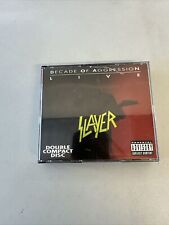 SLAYER 2-CD Decade Of Aggression (American Recordings 1991) EUA, usado comprar usado  Enviando para Brazil