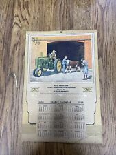 CALENDÁRIO DE TRATOR ANTIGO JOHN DEERE R.C. Christian Implement Le Suer, MN 1939 comprar usado  Enviando para Brazil