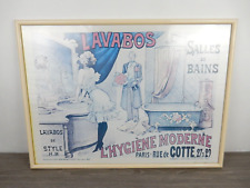 Affiche vintage lavabo d'occasion  Montguyon
