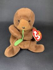 Seaweed Beanie Baby- TY Seaweed the Otter - Rare tag errors! 1995/1996 Retired for sale  Shipping to Canada
