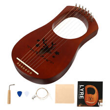 Wood lyre harp for sale  Shipping to United Kingdom