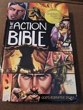 2 Biblia juvenil, La Biblia de acción (estilo gráfico/cómic), Biblia de estudio del tesoro segunda mano  Embacar hacia Argentina