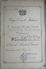 Diploma battaglione regia usato  Roma