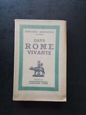 Rome vivante edouard d'occasion  Milly-sur-Thérain