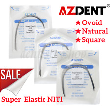 100 peças ortopédico dental super elástico NITI arco fio redondo ovoid/forma natural/quadrado comprar usado  Enviando para Brazil