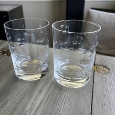 Juego de 2 vasos de pescado Crate and Barrel para arrecife, usado segunda mano  Embacar hacia Argentina