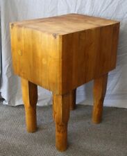 Antique Maple Wood Butcher Block – 18″ x 24″ Working Surface for sale  Shipping to South Africa