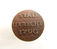 Usado, Moneda de la República Holandesa - Ciudad de Utrecht 1790 - 1 Duit segunda mano  Embacar hacia Argentina