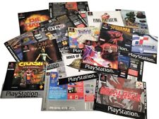 Manuales raros con incrustaciones frontales y traseras de PS1 PLAYSTATION 1 - Gran selección segunda mano  Embacar hacia Mexico