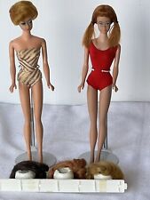 Vintage Barbie Moda Rainha e Cabelo Moldado Midge, SSD e 5 Perucas com 1 Suporte! comprar usado  Enviando para Brazil