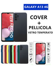Cover Morbida Custodia Silicone Tpu Opaca pre Samsung Galaxy A13 4G +Vetro Tempe, usato usato  Milano