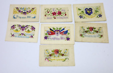 embroidered birthday cards for sale  EXETER