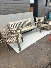 oak garden bench for sale  CRAWLEY