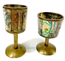 Taxco brass goblets for sale  Shipping to Ireland