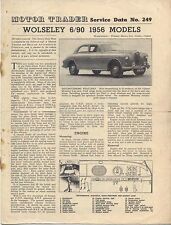 Wolseley 1956 models for sale  BATLEY