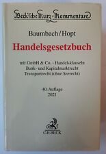 Baumbach hopt handelsgesetzbuc gebraucht kaufen  WÜ-Heidingsfeld,-Heuchelhof