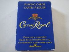 Baralho de cartas de baralho The Crown Royal Distilling Company publicidade bicicleta '10 comprar usado  Enviando para Brazil