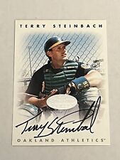 Terry Steinbach 1996 Leaf Authentic Signature Series Autograph Auto Oakland A’s for sale  Shipping to South Africa