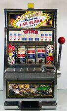 Mini slot machine Las Vegas com banco de moedas vencedor de luz e som comprar usado  Enviando para Brazil