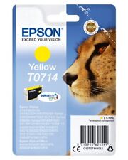 Usado, Original Epson T0714 amarillo Gepard SX100 SX110 SX200 SX205 SX210 SX215 SX400 o.V. segunda mano  Embacar hacia Argentina