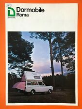 Original Colour Sales Brochure - Bedford HA Dormobile Roma Motor Caravan Van, used for sale  SHEPTON MALLET