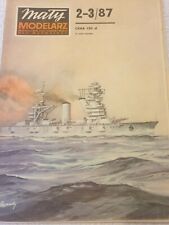 GENUINE PAPER-CARD MODEL KIT- Soviet Warship "Oktiabraskaja Rewolucja"  for sale  PLYMOUTH