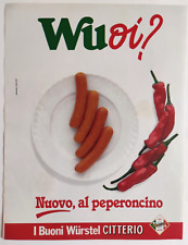 Pubblicita citterio wurstel usato  Ferrara