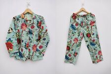Cotton Floral Pajamas Set Women's Soft Sleepwear Nightwear long Sleeve Pj set for sale  Shipping to South Africa
