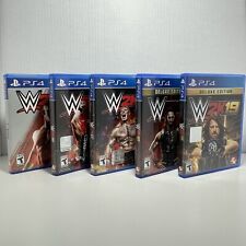 WWE 2K15, 2K16, 2K17, 2K18, 2K19 & 2K20 Lot (PlayStation 4, PS4) Complete Tested for sale  Shipping to South Africa
