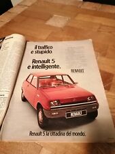 Pubblicita 1972 renault usato  Buggiano