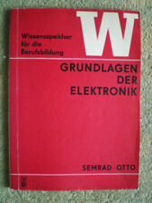 Podstawy elektroniki - GDR Podręcznik Gazowe lampy wyładowcze Półprzewodniki BE na sprzedaż  Wysyłka do Poland