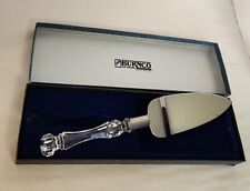 BURNCO Pie Cake Server Stainless W/ Lucite Handle Original Box Made In Japan , used for sale  Shipping to South Africa